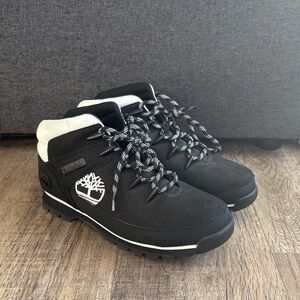 Timberland Black and White Boots